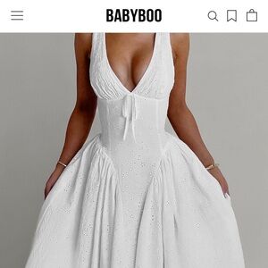 Babyboo White Dress